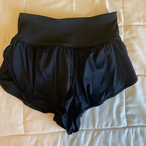 Free People Movement Black Shorts